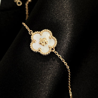 [Violet JW]LUCKY SPRING ROSE GOLD MOP BRACELET