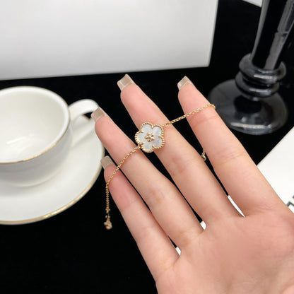 [Violet JW]LUCKY SPRING ROSE GOLD MOP BRACELET