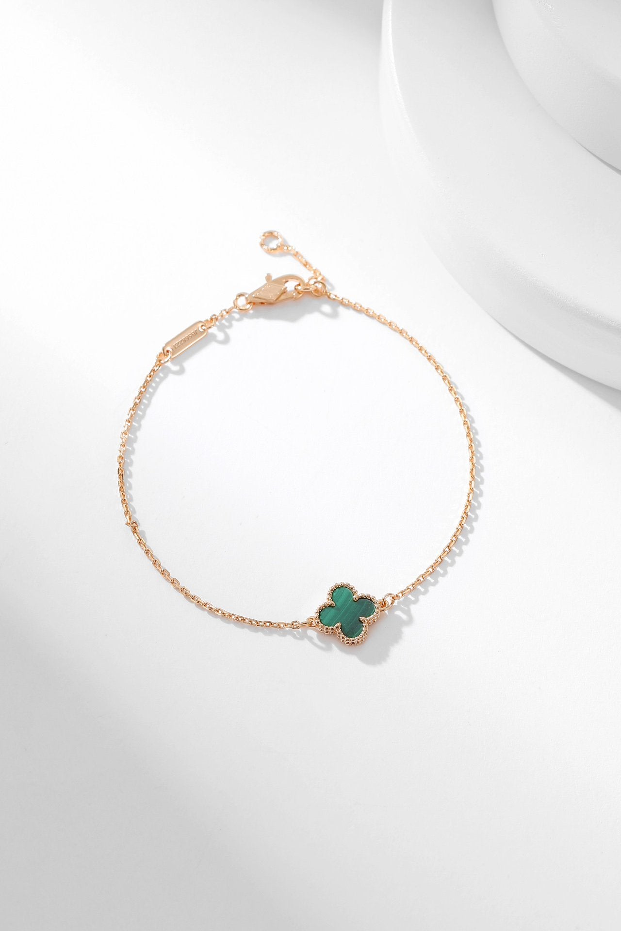 [Baslove]KLEEBLATT ARMBAND MALACHIT 1 MOTIV