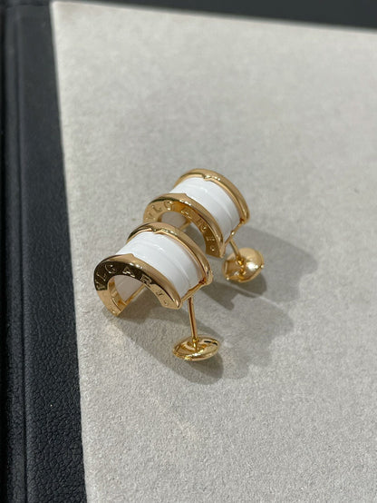 [Baslove]ZERO 1 ROSA GOLD KERAMIK OHRRINGE