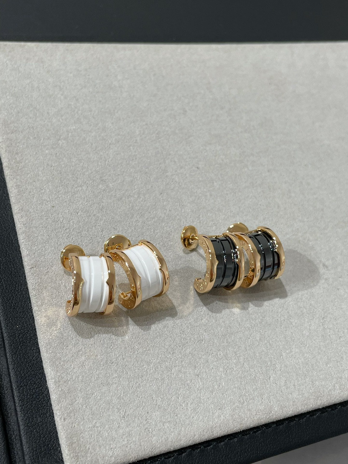 [Baslove]ZERO 1 ROSA GOLD KERAMIK OHRRINGE