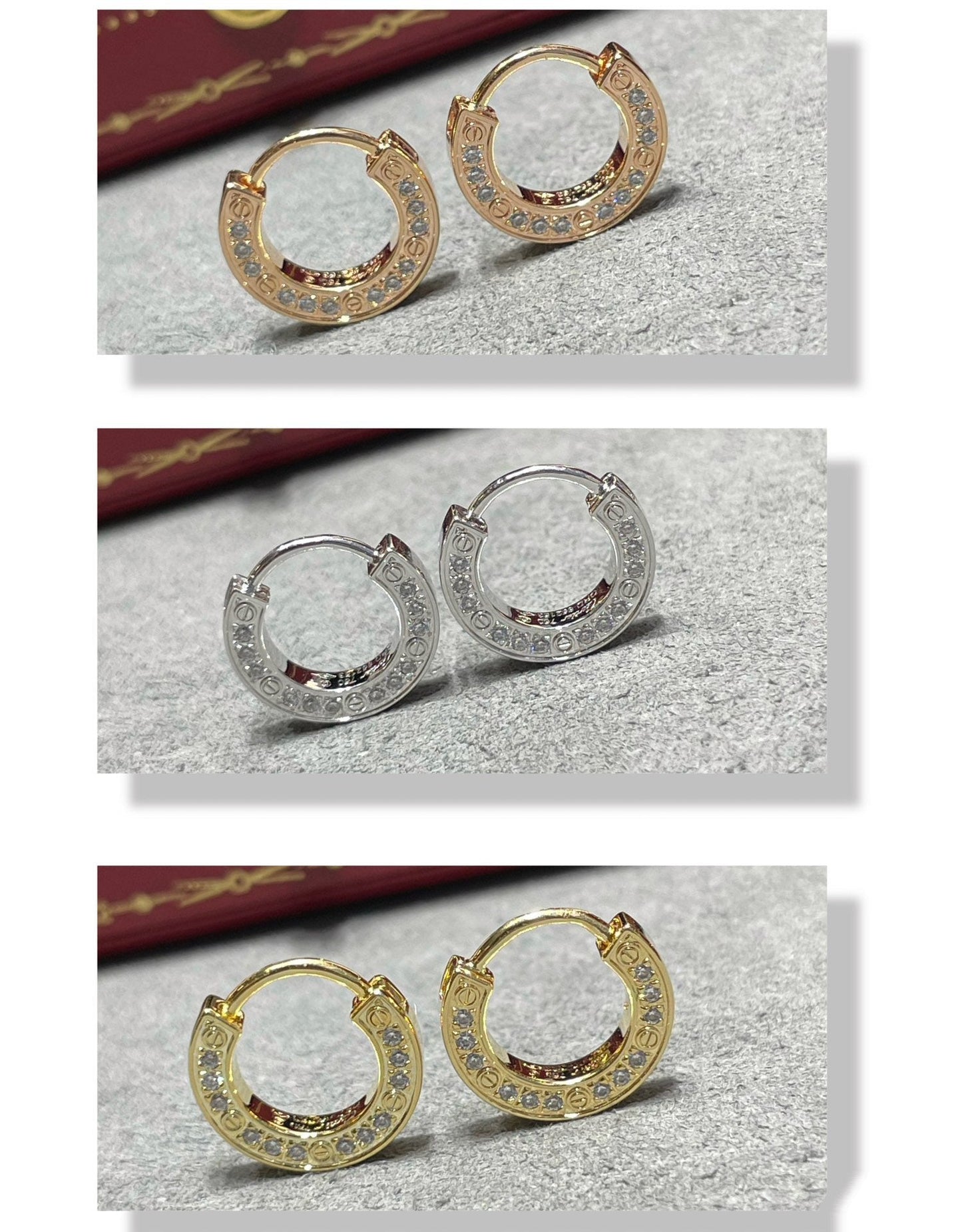 [Baslove]LIEBE DIAMANT OHRRINGE