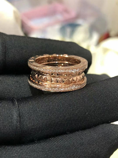 [Baslove]ZERO 1 ROCK DIAMANT ROSA GOLD
