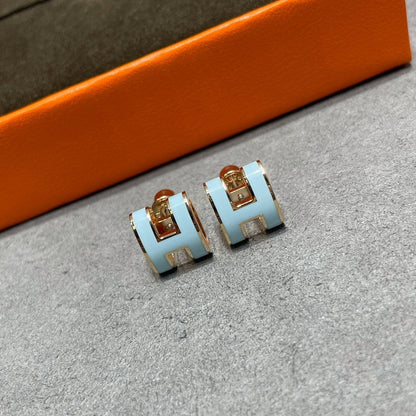 [Baslove] POP ​​H HIMMELBLAU OHRSTECKER