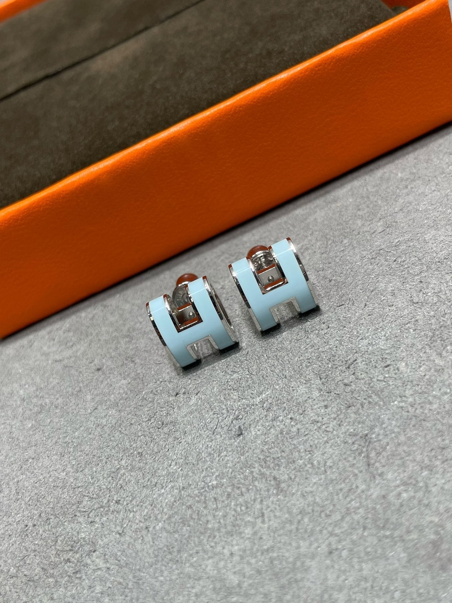 [Baslove] POP ​​H HIMMELBLAU OHRSTECKER