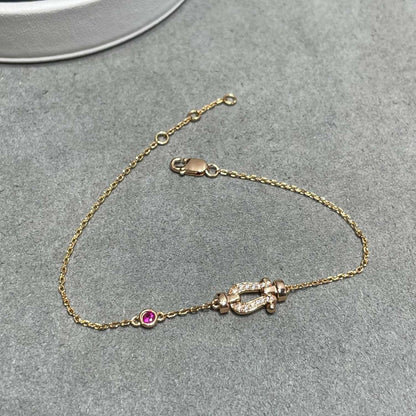 [Baslove]FORCE 10 DIAMANTKETTENGLIEDER ARMBAND ROSGOLD