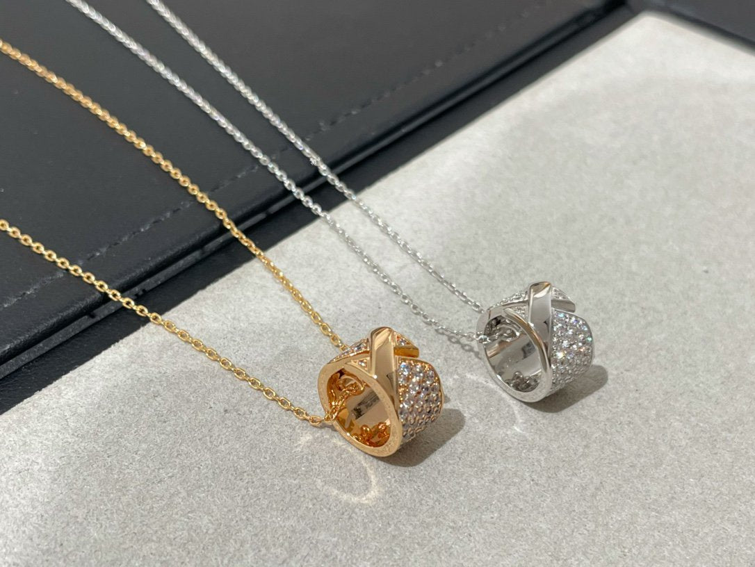 [Baslove] LIENS EVIDENCE HALSKETTE MIT DIAMANTEN