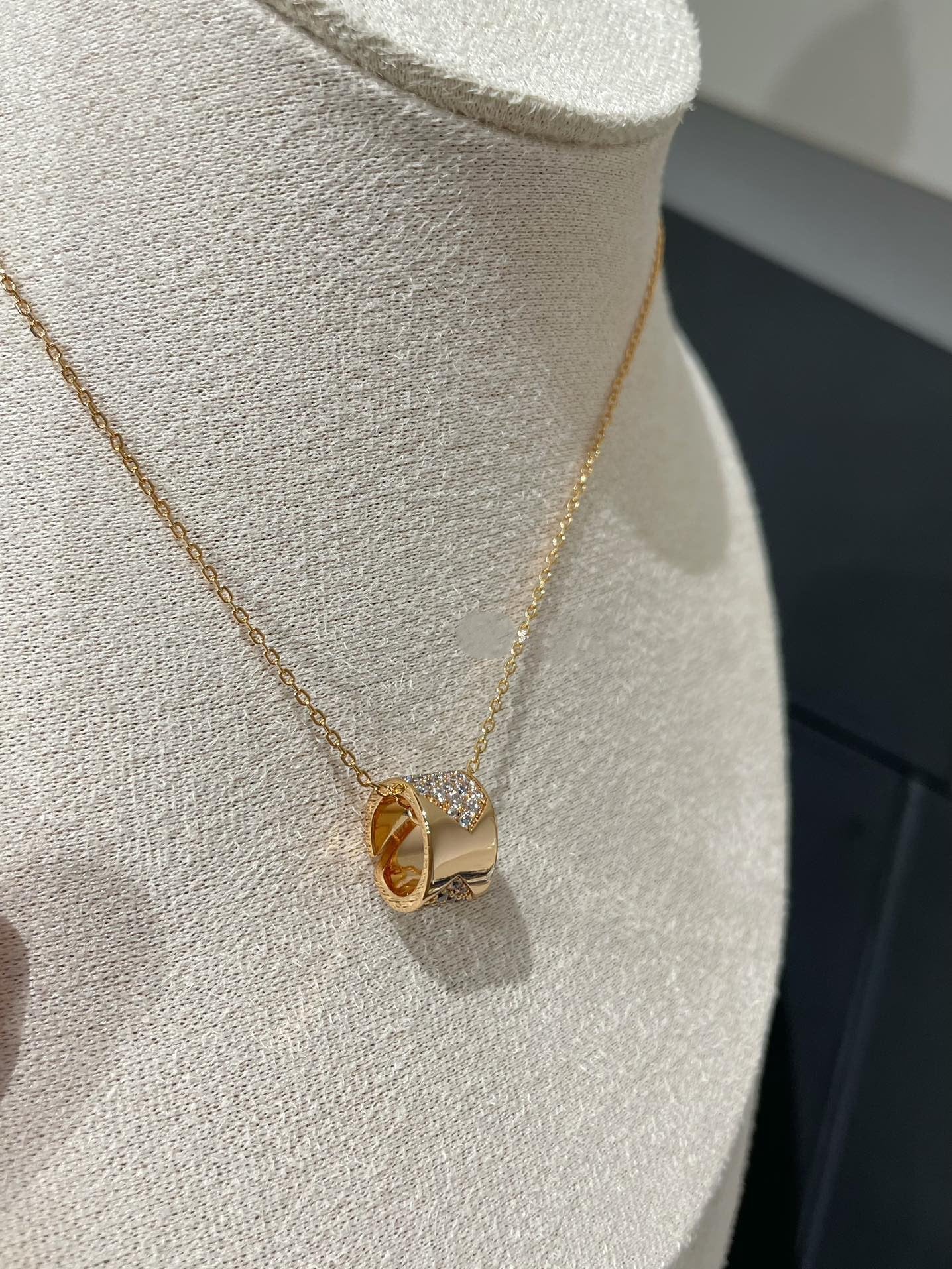 [Baslove] LIENS EVIDENCE HALSKETTE MIT DIAMANTEN