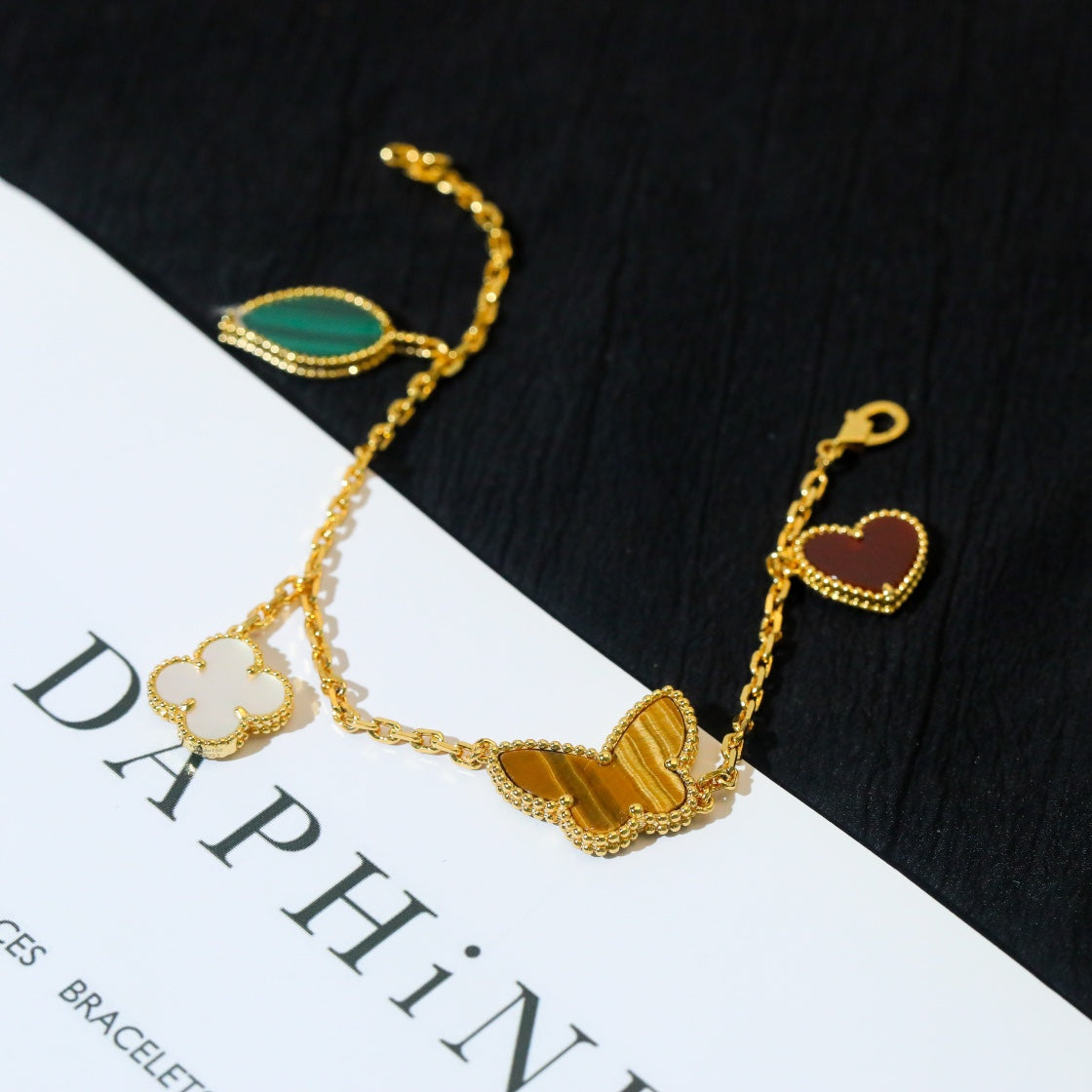 [Baslove] GOLDARMBAND „LUCKY SPRING 5“