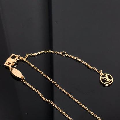 [Baslove]LV FARBE BLOSSOM PINK MOP SUN GOLD HALSKETTE