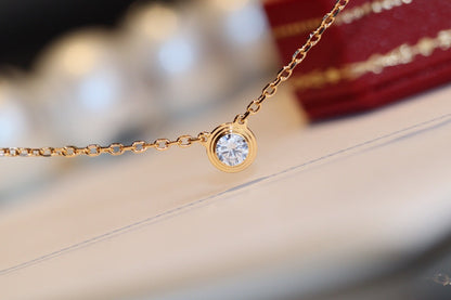 [Baslove]DAMOUR DIAMANT HALSKETTE