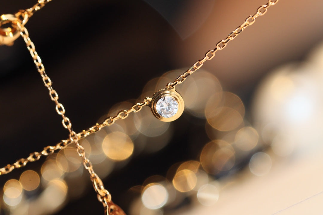 [Baslove]DAMOUR DIAMANT HALSKETTE