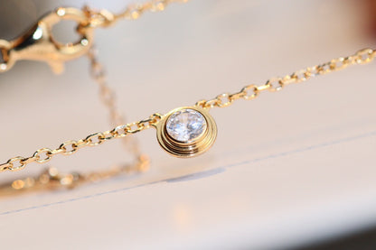 [Baslove]DAMOUR DIAMANT HALSKETTE