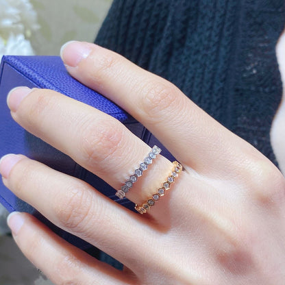 [Baslove] BEE LOVE DIAMANT GEPAARTER KLEINER RING