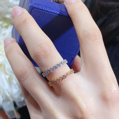 [Baslove] BEE LOVE DIAMANT GEPAARTER KLEINER RING