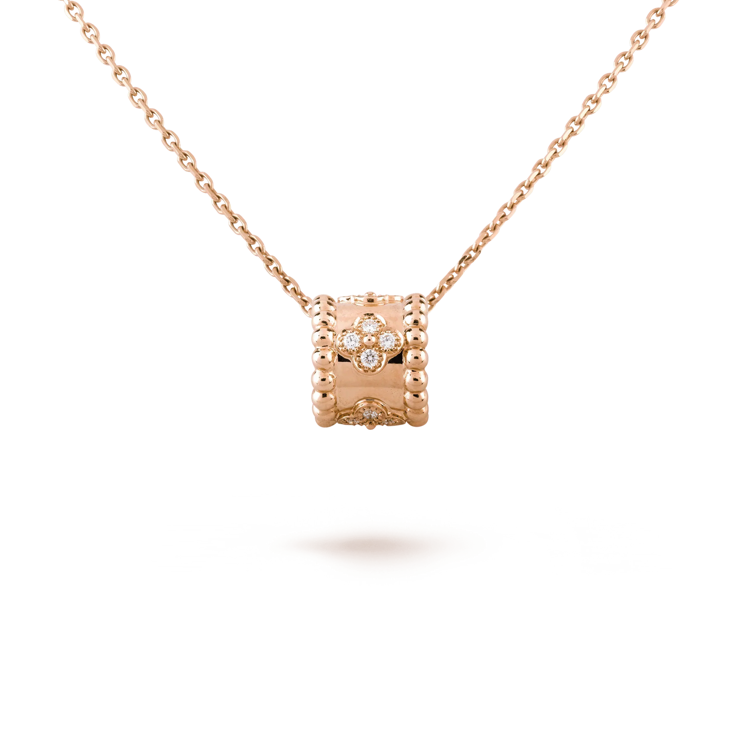 [Baslove]Perle Anhänger Halskette Gold/Roségold