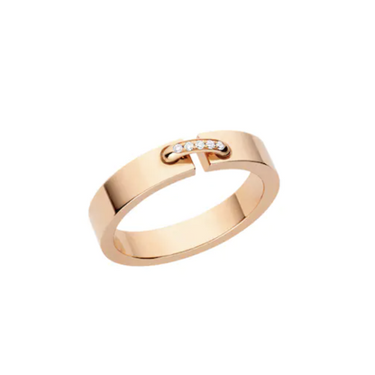[Baslove]ALLIANCE LIENS VIDENCE DIAMANT 4MM RING