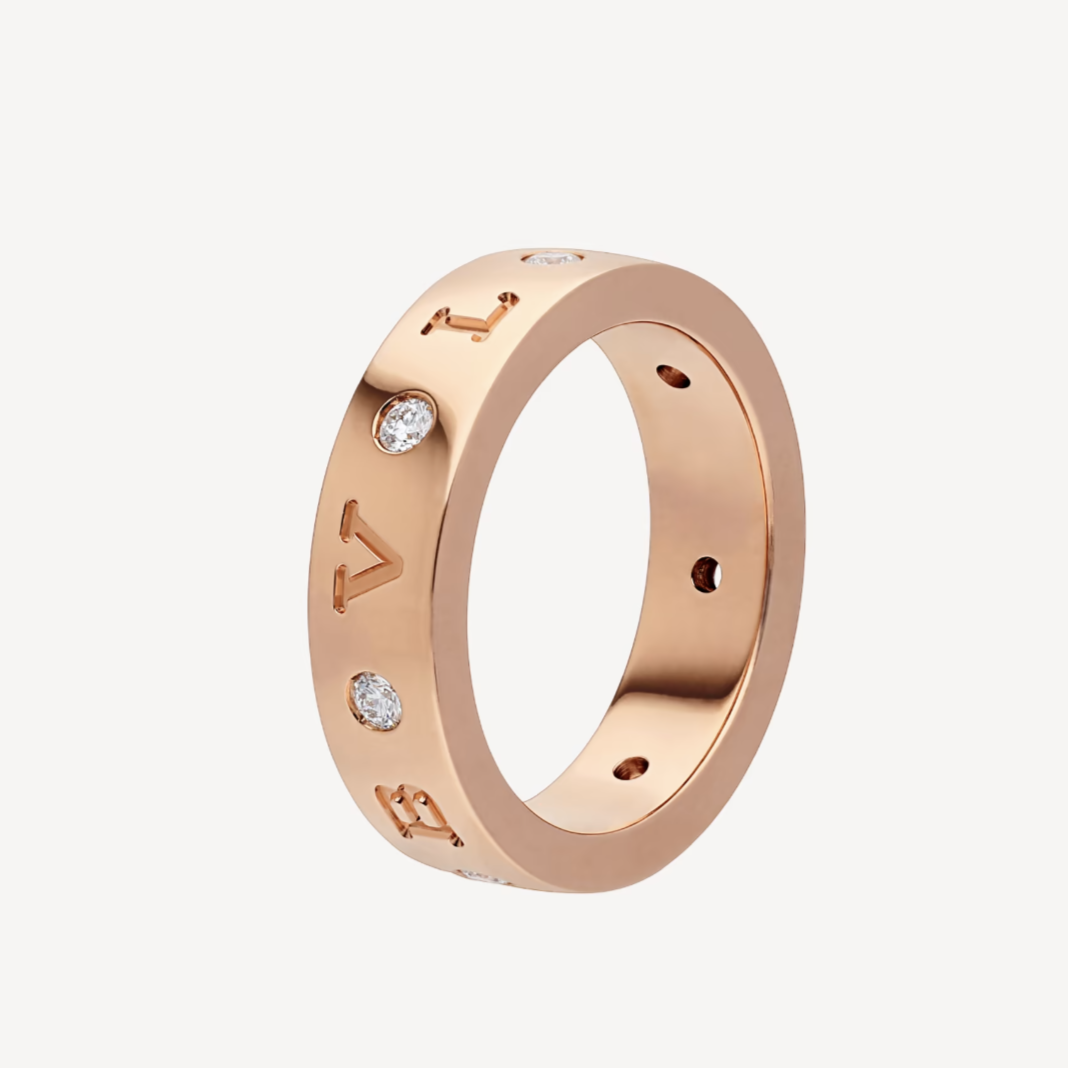 [Baslove]ZERO 1 ESSENTIAL ROSGOLDBAND MIT DIAMANTENRING
