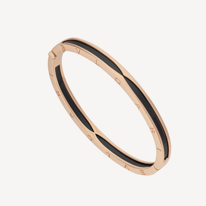 [Baslove]ZERO 1 ROSGOLD MIT SCHWARZEM KERAMIKARMBAND