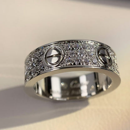 [Baslove] LIEBESRING 5,5 MM MIT DIAMANTEN GEPAPERT