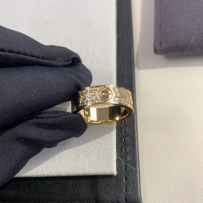 [Baslove] LIEBESRING 5,5 MM MIT DIAMANTEN GEPAPERT