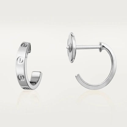 [Baslove]ラブイヤリング 2.65MM シルバー