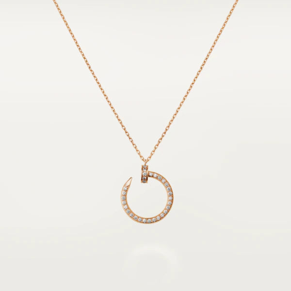 [Baslove]JUSTE HALSKETTE ROSGOLD DIAMANTEN 