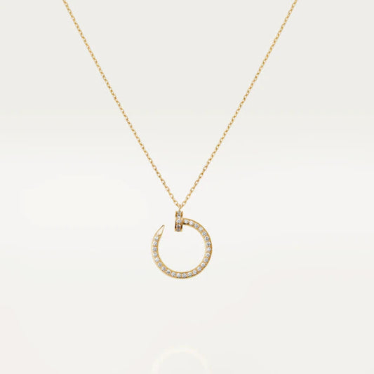 [Baslove]JUSTE HALSKETTE GOLD DIAMANTEN 