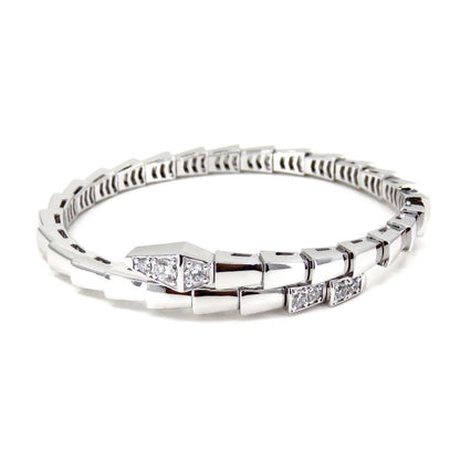 [Baslove]SERPENTI ARMBAND DIAMANTEN SILBER