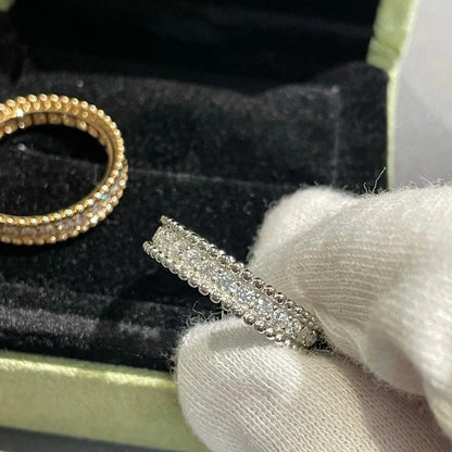 [Baslove] PERLEE DIAMANT SILBERRING