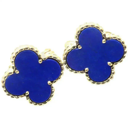 [Violet JW]CLOVER MINI 9.5MM TURQUOISE EARRINGS