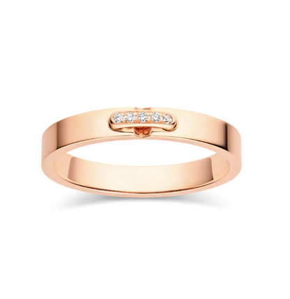 [Baslove]ALLIANCE LIENS VIDENCE DIAMANT 3MM RING