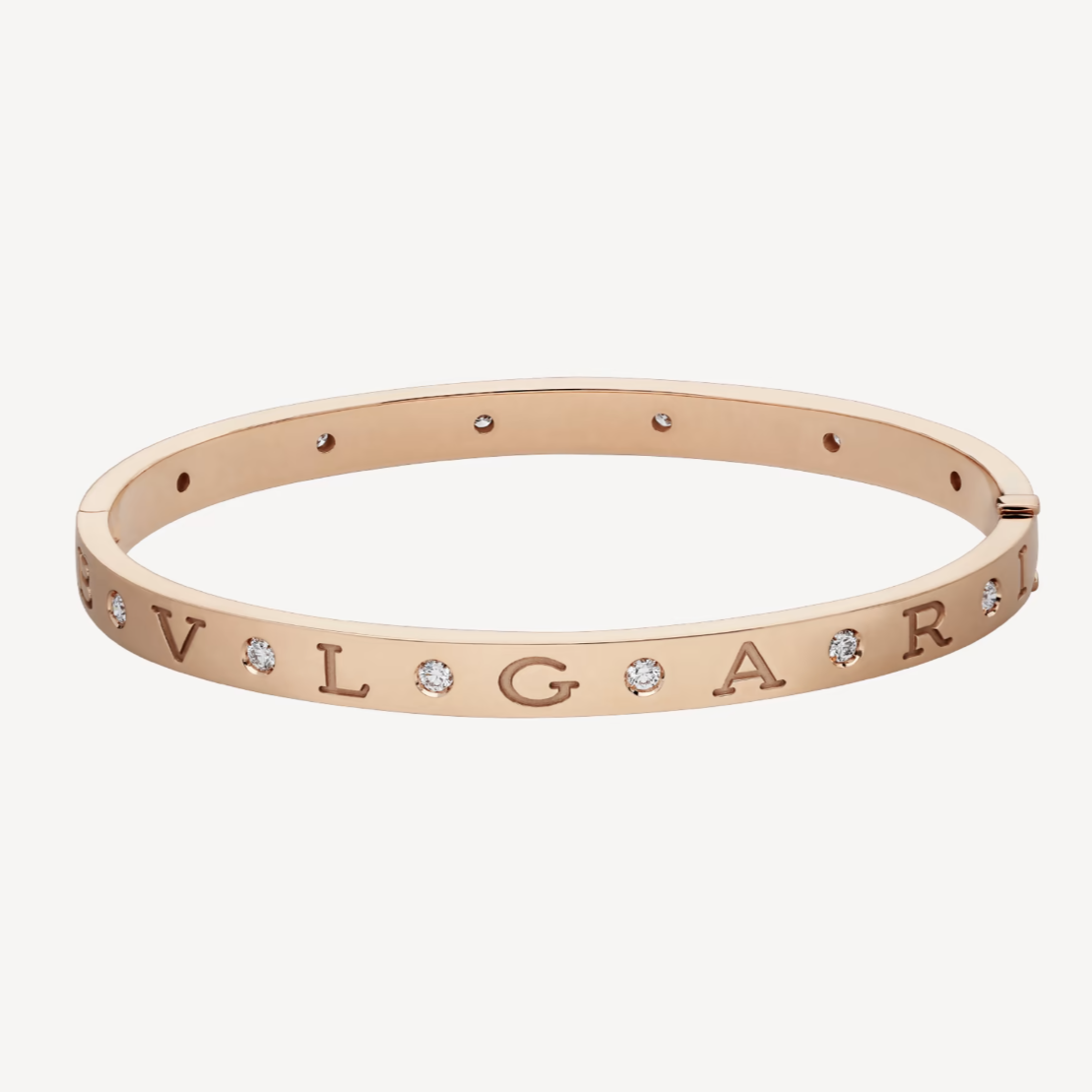 [Baslove]ZERO 1 ROSGOLD 12 DIAMANTEN ARMBAND