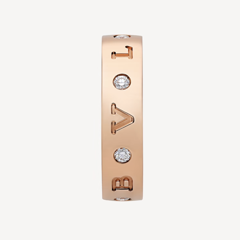 [Baslove]ZERO 1 ESSENTIAL ROSGOLDBAND MIT DIAMANTENRING