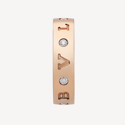 [Baslove]ZERO 1 ESSENTIAL ROSGOLDBAND MIT DIAMANTENRING