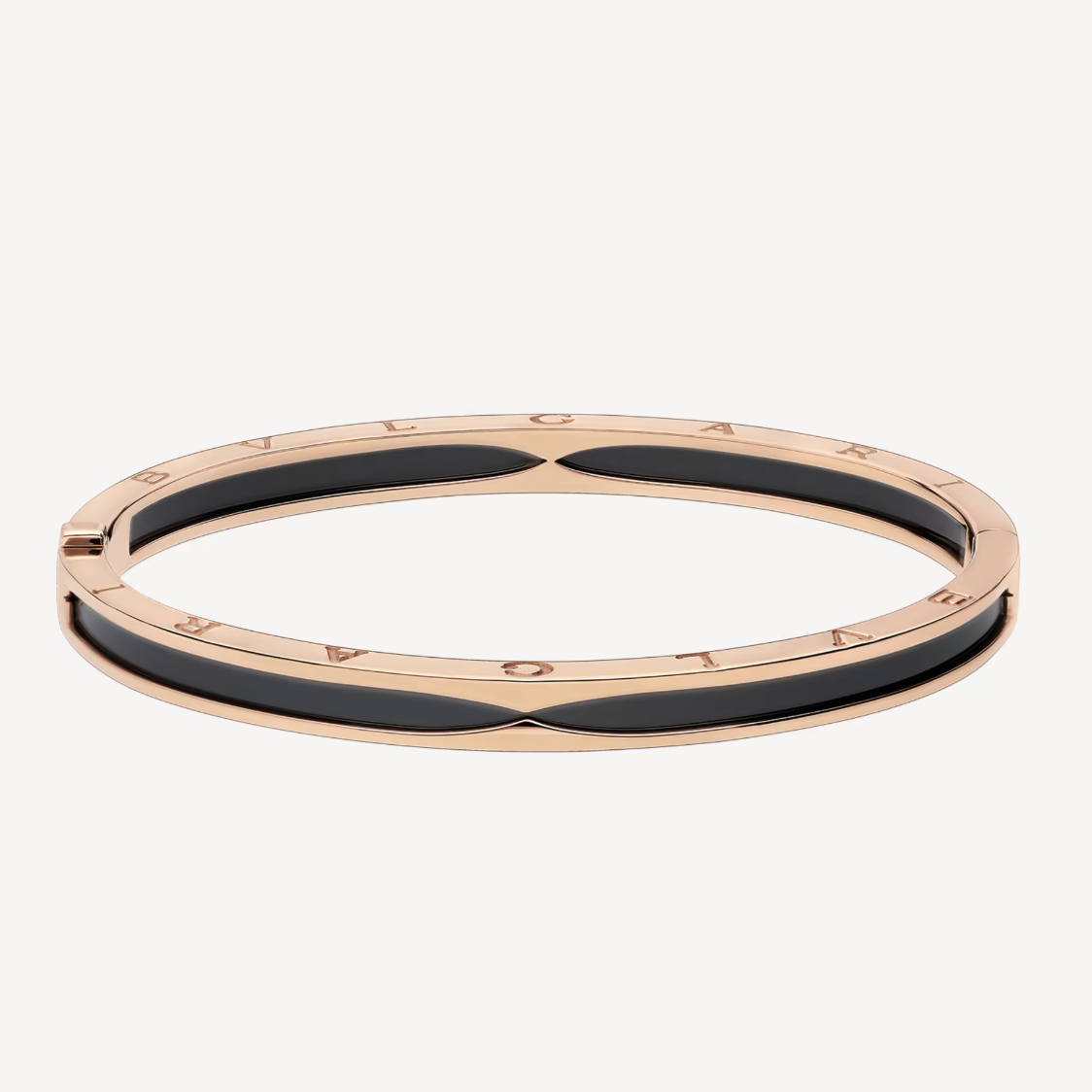 [Baslove]ZERO 1 ROSGOLD MIT SCHWARZEM KERAMIKARMBAND