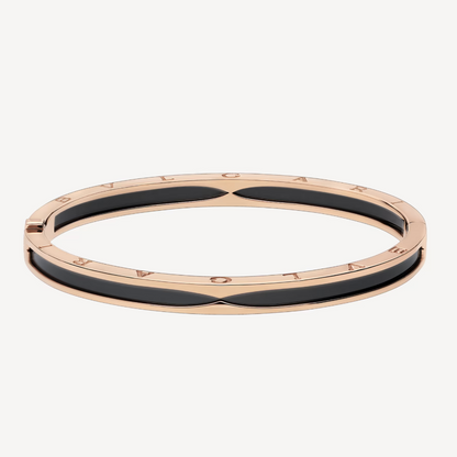 [Baslove]ZERO 1 ROSGOLD MIT SCHWARZEM KERAMIKARMBAND