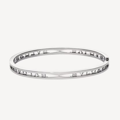 [Baslove]ZERO 1 SPIRAL LOGO SILBERARMBAND