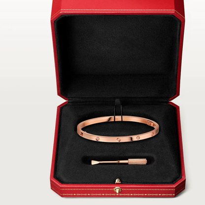 [Baslove] LIEBE ARMBAND 3,65 MM 10 DIAMANTEN