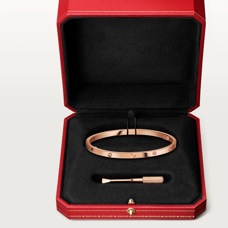 [Baslove] LIEBE ARMBAND 3,65 MM 6 DIAMANTEN