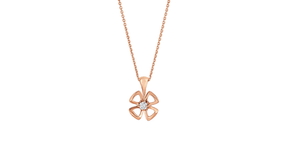 [Violet JW]FIOREVER NECKLACE DIAMOND CENTER