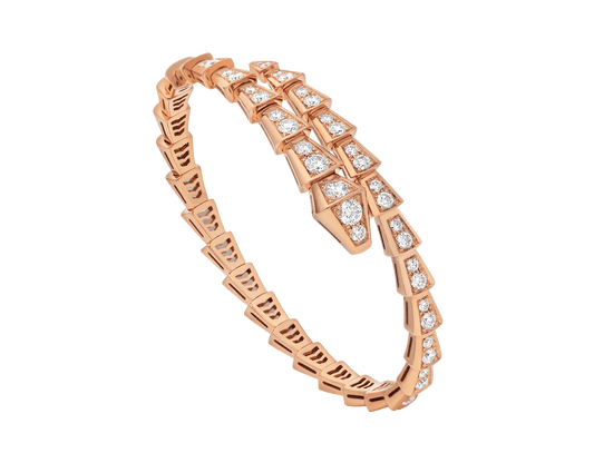 [Baslove]SERPENTI ARMBAND 6,8 MM ROSGOLD DIAMANT 