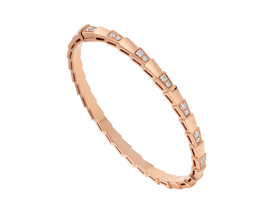 [Baslove]SERPENTI スモールブレスレット ピンクゴールド ダイヤモンド