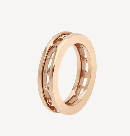 [Baslove]ZERO 1 ONE-BAND MIT DURCHBROCHENEM LOGO-SPIRALRING