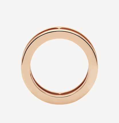 [Baslove]ZERO 1 ONE-BAND MIT DURCHBROCHENEM LOGO-SPIRALRING