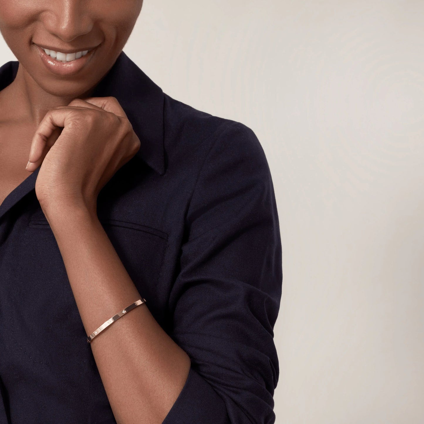 [Baslove] LIEBE ARMBAND 3,65 MM 6 DIAMANTEN