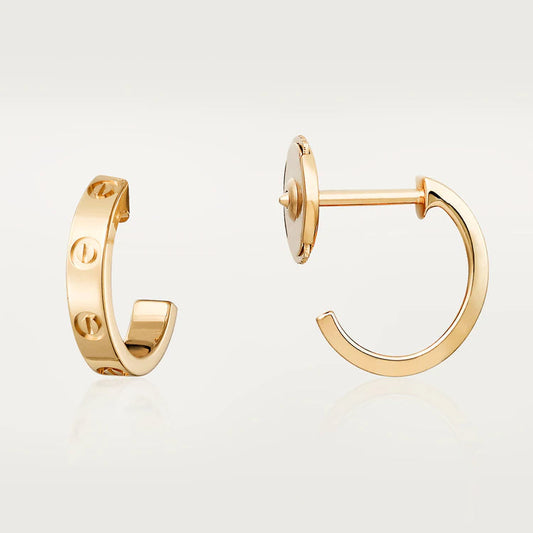 [Baslove] LIEBE OHRRINGE 2,65 MM ROSA GOLD 
