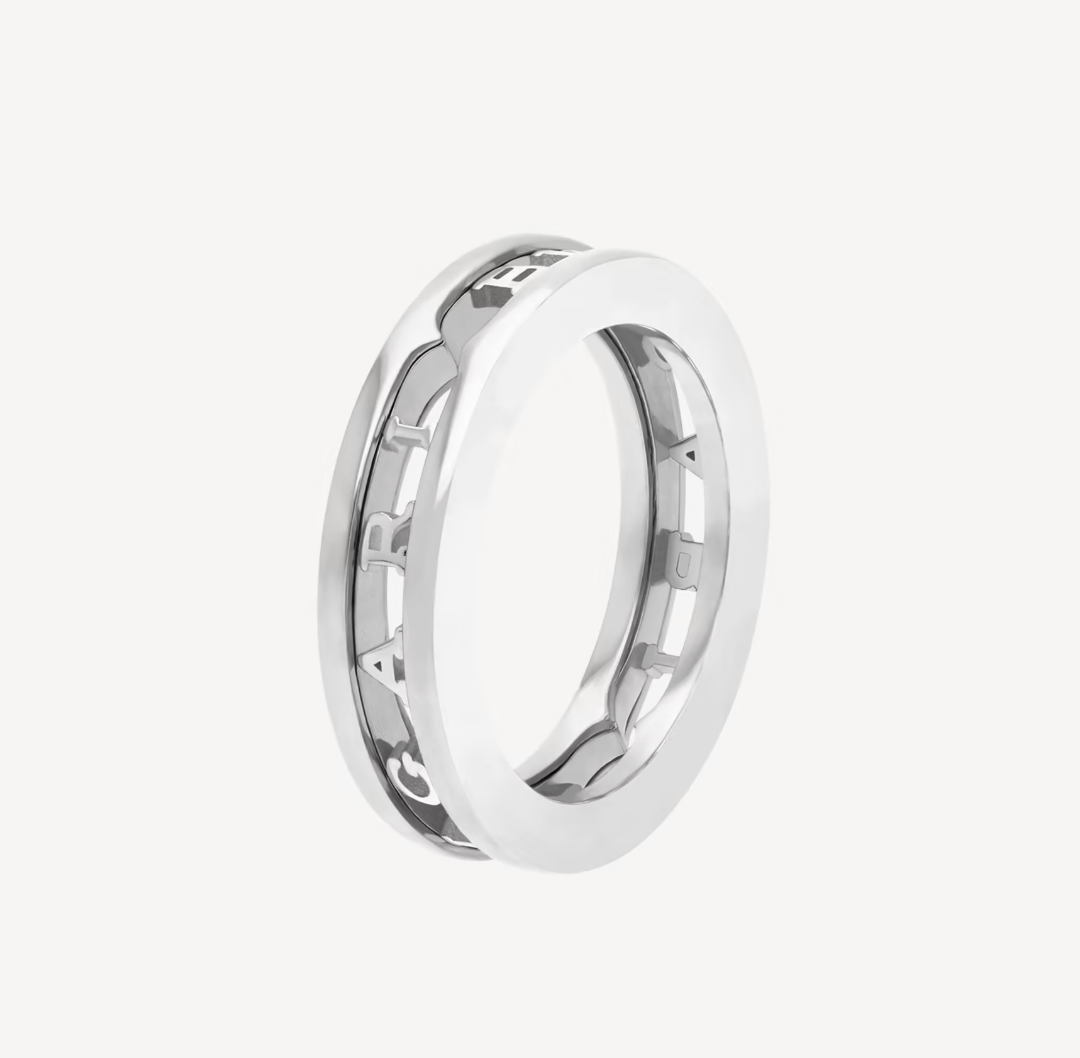 [Baslove]ZERO 1 ONE-BAND MIT DURCHBROCHENEM LOGO-SPIRALRING