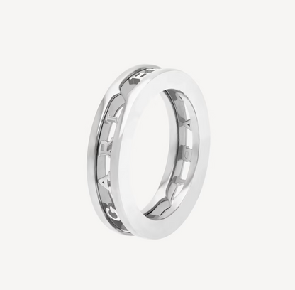 [Baslove]ZERO 1 ONE-BAND MIT DURCHBROCHENEM LOGO-SPIRALRING
