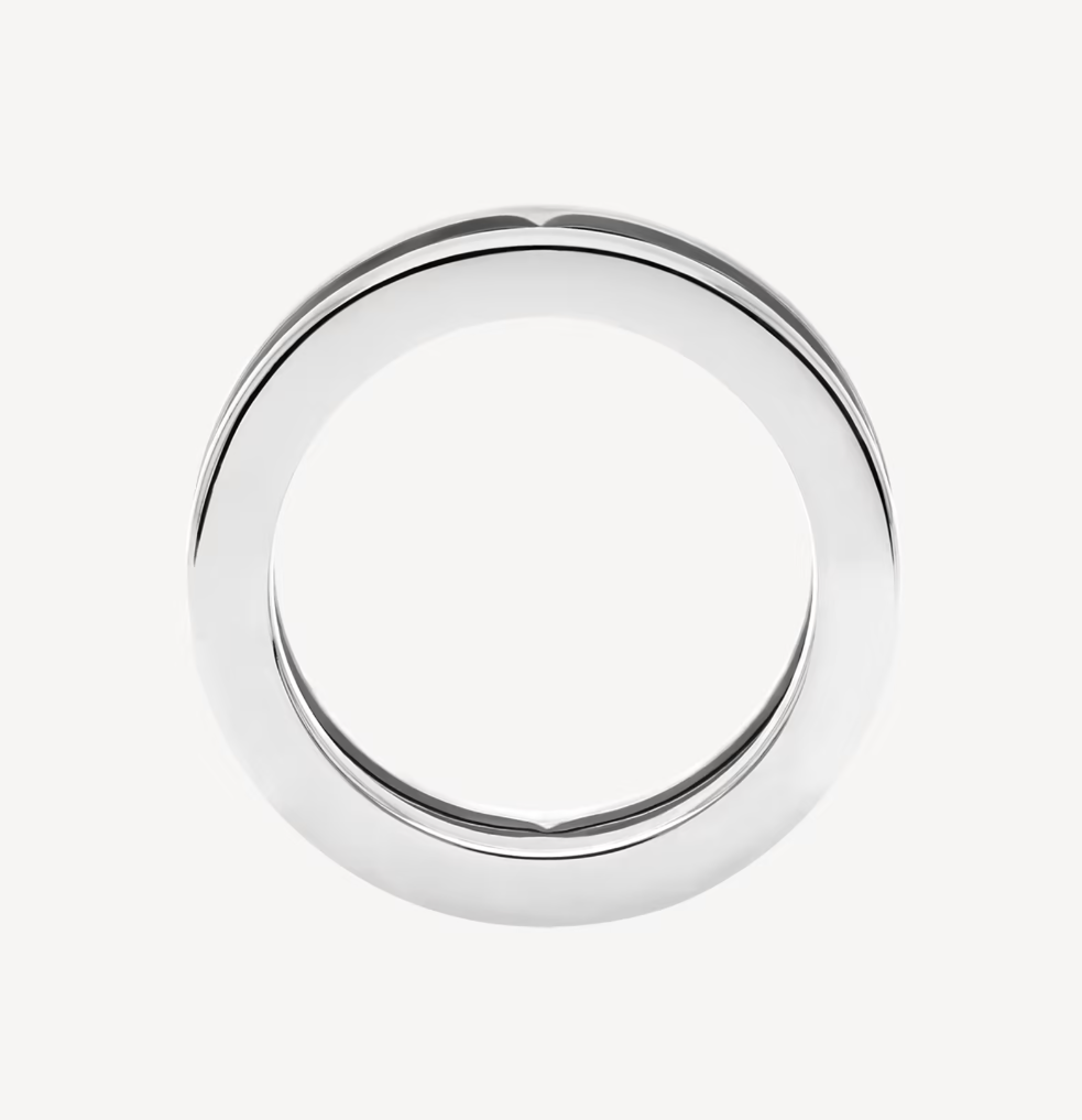 [Baslove]ZERO 1 ONE-BAND MIT DURCHBROCHENEM LOGO-SPIRALRING